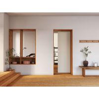 Porte coulissante HARMONIE prépeint - avec serrure-Lapeyre