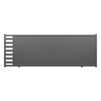 Portail coulissant ANDRIA aluminium H.168 x l.475 gris anthracite RAL 716 Main Image