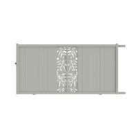 Portail coulissant VICTORIN monstera alu H.178 x l.350 blanc RAL 9016 droite Main Image