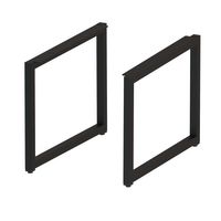 Lot de 2 pieds structure FORMEO noir H30 Main Image