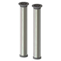 Lot de 2 pieds tube FORMEO inox H30 Main Image