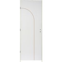 Bloc porte thermique huisserie 90 prêt-à-peindre ARCHE ALVEO|Lapeyre