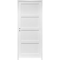 Bloc-porte ELEGANCE *** Laqué Blanc - Huisserie 90 - Ame agglo. - H.204 x l.73 D Main Image