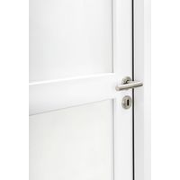 Bloc-porte vitrée huisserie 90 blanc laqué ELEGANCE| Lapeyre