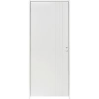 Bloc-porte huisserie 90 blanc laqué LINE| Lapeyre