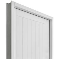 Bloc-porte acoustique huisserie 90 blanc laqué VERTICALE| Lapeyre