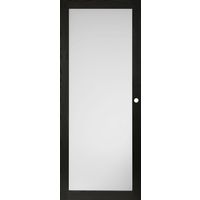 PC ROXIE *** Grand vitrage - Noir - Usinage R8+cuvette+Tire-doigt- H.204 x l.93 Main Image