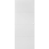 PC HARMONIE *** Laqué Blc Usinage R8 + poignée cuvette+Tire-doigt- H.204 x l.63 Main Image