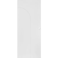 PC ARCHE *** Laqué Blanc Usinage R8 + poignée cuvette+Tire-doigt - H.204 x l.63 Main Image