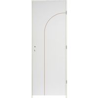 Bloc porte thermique huisserie 90 prêt-à-peindre ARCHE ALVEO|Lapeyre