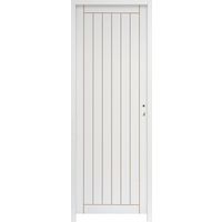 Bloc-porte VERTICALE * Thermique Prépeint Blanc - Huisserie 72 - H.204 x l.83 G Main Image