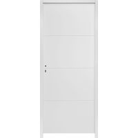 Bloc-porte HARMONIE *** Thermique Laqué Blanc - Huisserie 90 - H.204 x 83 D Main Image