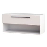 Meuble sous-vasque L.120 cm, 1 tiroir FOKUS25 monté