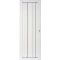 "Porte coulissante VERTICALE * à peindre - avec serrure | Lapeyre"