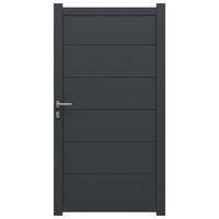 Portillon FERRARE aluminium H.188 x l.100 gris anthracite RAL 7016 Main Image