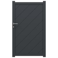 Portillon SIBARI aluminium H.167 x l.100 gris anthracite RAL 7016 Main Image