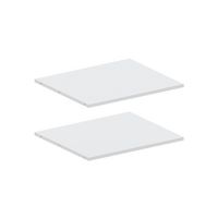 2 tablettes Pléiade blanc L.60xP.50 cm Main Image