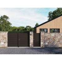 Portillon Aluminium Ferrare sur mesure-Lapeyre