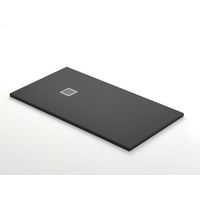 Receveur NOUMEA résine ardoise anthracite extraplat à poser L.120 x l.80 Main Image