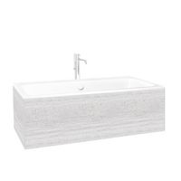 Habillage baignoire BENJAMIN droit+retour L.200 cm Mineral Main Image