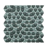 Carrelage mosaïque satinée effet 3D 30 x 30 cm - Carrelage - Lapeyre