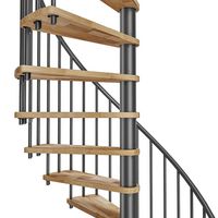 Escalier spirale ENZO avec Rampe ENO - Escaliers - Lapeyre