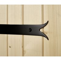 Porte de garage bois battante-Lapeyre