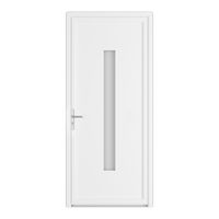 Porte d'entrée ABLOUX PVC à barillet 215 x 90 cm-Lapeyre