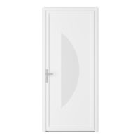 Porte d'entrée ALMONT PVC à barillet 215 x 90 cm-Lapeyre