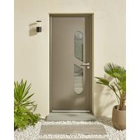 Porte d'entrée Angele Aluminium poignée Iris -Lapeyre