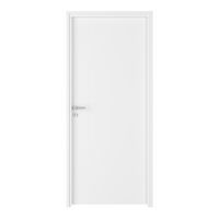 Bloc-porte fin de chantier blanc laqué LINE| Lapeyre