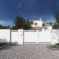 Portail battant Vahina aluminium sur mesure | Lapeyre