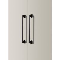 Porte de placard battant Tristan 1 vantail avec bâti - Lapeyre
