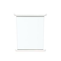 Barrière de piscine 1m JADE verre blanc RAL 9010B Main Image