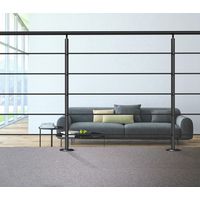 Balustrade Prestio en aluminium - Kit angle main courante et tube -Lapeyre