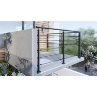 Poteaux fixation à plat pour balustrade PRESTIO-Lapeyre