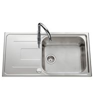 Evier LINEO inox microstructuré 1 grand bac H.60 x l.100 Main Image