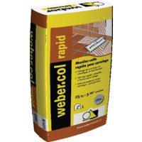 Mortier colle en poudre rapide Weber