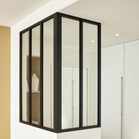 Kit verrière RHEA aluminium 2 vitrage transparent - Lapeyre