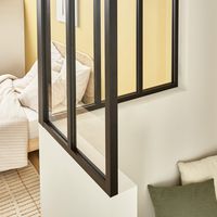 Kit verrière RHEA aluminium 2 vitrage transparent - Lapeyre