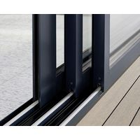 Baie coulissante Néva Aluminium à galandage sur mesure  - Fenêtres - Lapeyre