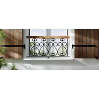 Appui de fenêtre Malesherbes H.40 cm main courante en tauari - Fenêtres