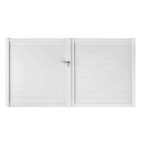 Portail battant PVC ARZAL blanc 140 x 300 Main Image