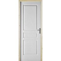 Bloc-porte BASIK POSTFORME * Prépeint Blanc - Huisserie 72 - H.204 x l.73 G Main Image