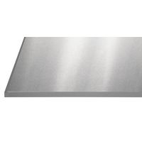 Plaque stratifiée PEFC 1 face en INOX BROSSE ép.9mm H.64 x l.300 Main Image