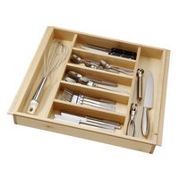 Range-couverts bois pour tiroir de 60 H.1,8 x l.47,5 x P.46 Main Image