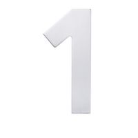 Numéros de rue droit Inox : 1