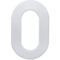 Numéros de rue droit Inox : 0