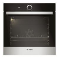Four multifonction nettoyage pyrolyse inox Brandt BXP5471X Main Image