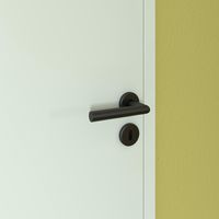 Bloc porte fin de chantier thermique blanc laqué ARCHE***|Lapeyre